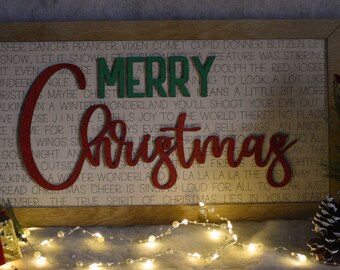 Christmas sign/Holiday decor sign/Christmas movie and song quotes/Fun Christmas decoration/Hanging Christmas sign