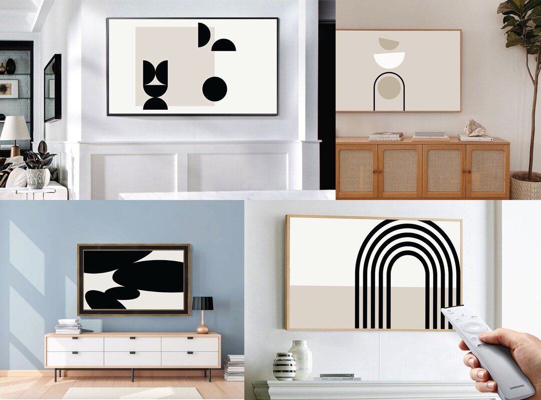 Abstract Digital Art Screensavers for Samsung Frame TV Instant Download Set of 6 Etsy