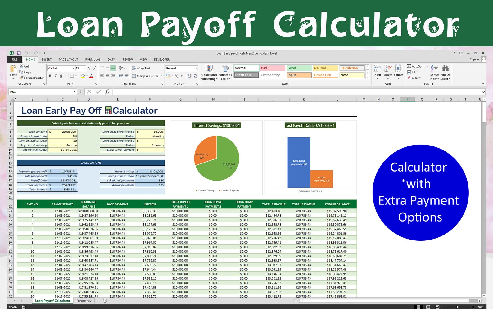 loan-early-payoff-calculator-with-extra-payment-options-etsy