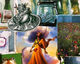 Assorted Mix of Random Magazine Paper Scraps for Junk Journaling, Photo Journals, Vision Boards, Scrapbooking, Diary’s, and more!