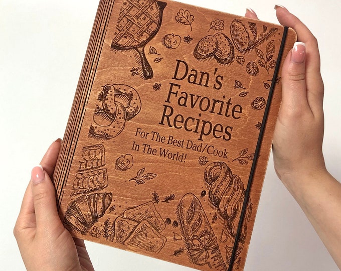 Custom Family heirloom, Personalized recipe book, Custom Recipes Cookbook, Christmas Gift For Family
