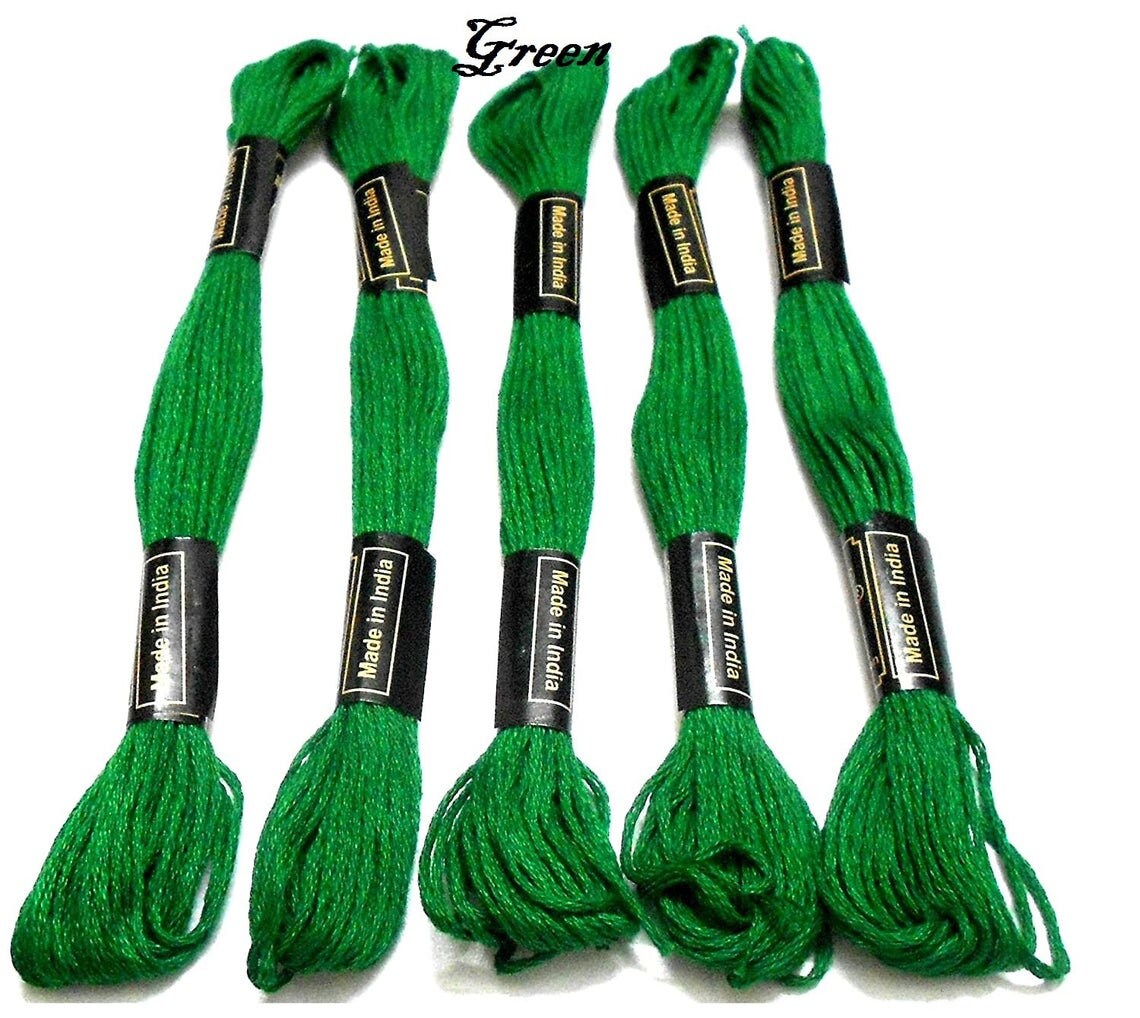 Embroidery Thread 25 Pieces Set of Cross Stitch Sewing Etsy