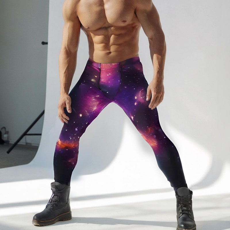 Leggings Galaxie Pour Fille - 95% Coton, 5% élasthanne, Très Fins Et Confortables