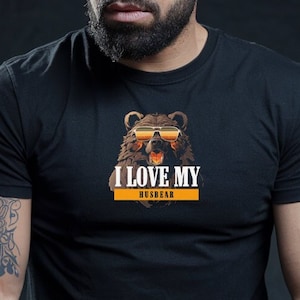 I love my husbear Gay Cubs Bear Gay Funny LGBTQ Rainbow Gay Daddy Bear Pride