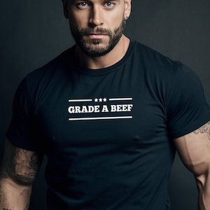 Grade A Beef Flag Shirt PrideT shirt for Gay Bear Men Community 44