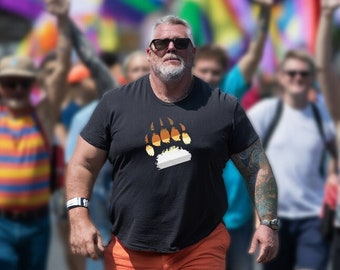 Cute Gay Bear Pride Flag Colors for Gay Bear Cubs T-Shirt
