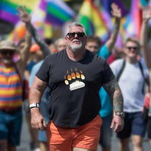 Cute Gay Bear Pride Flag Colors for Gay Bear Cubs T-Shirt