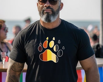 Gay Bear Pride Paw Shirt – LGBTQ+ Bear Cub Tee