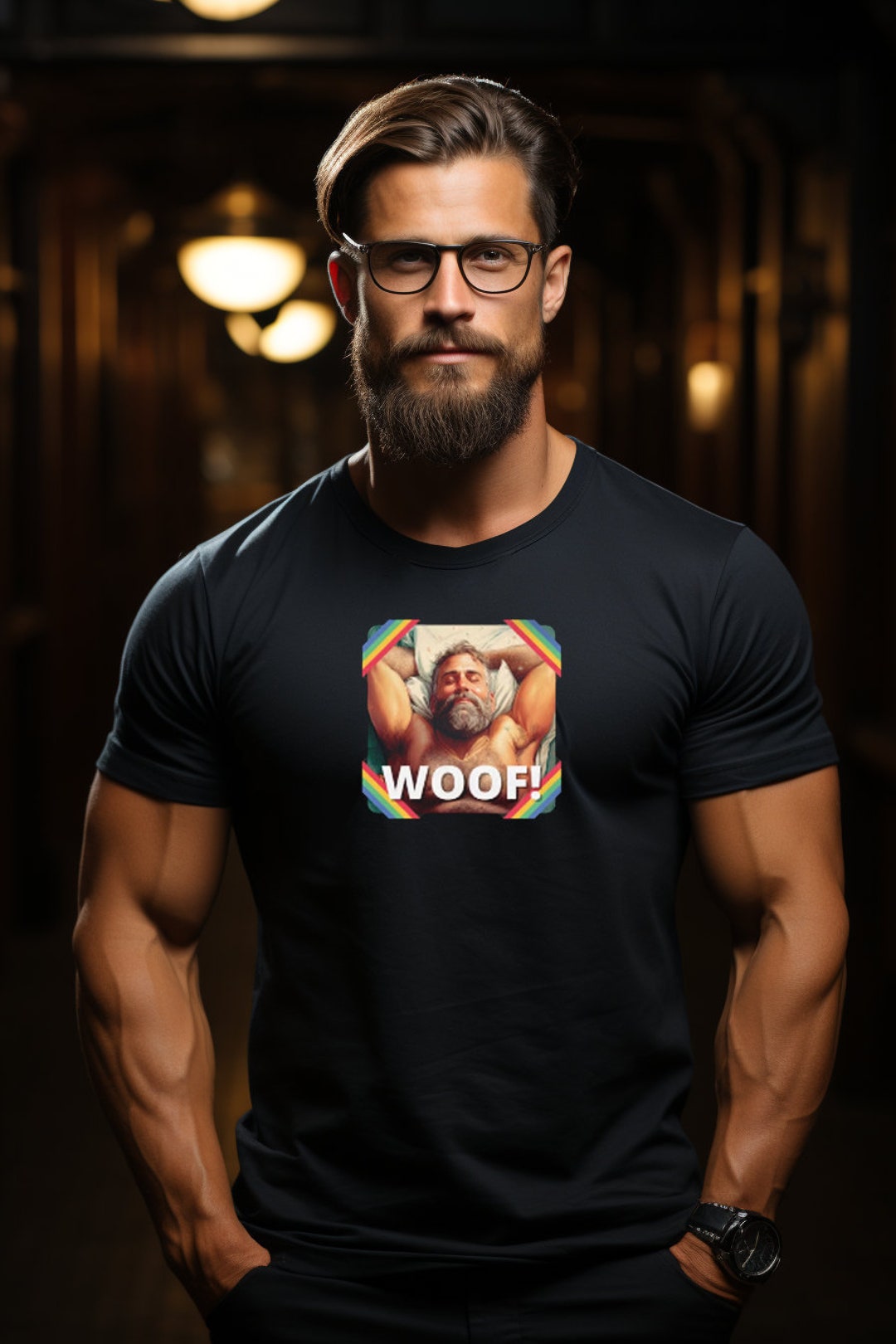 I Heart Daddy Bears I Love Gay Lgbt Club Funny T-Shirt - TeeHex