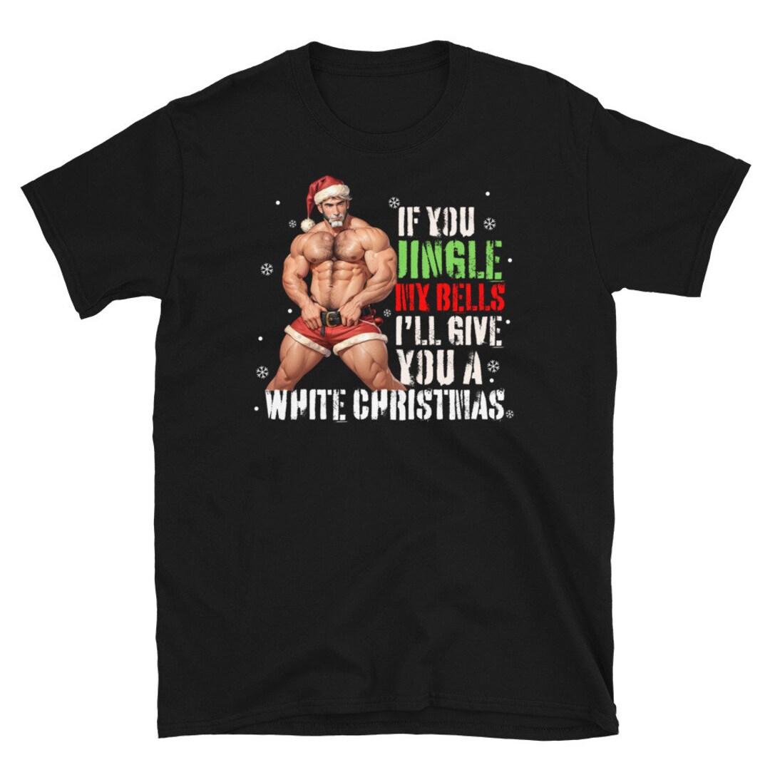 Jingle My Bells Gay Bear Gay Daddy Hunk Santa Christmas Gay LGBT Etsy