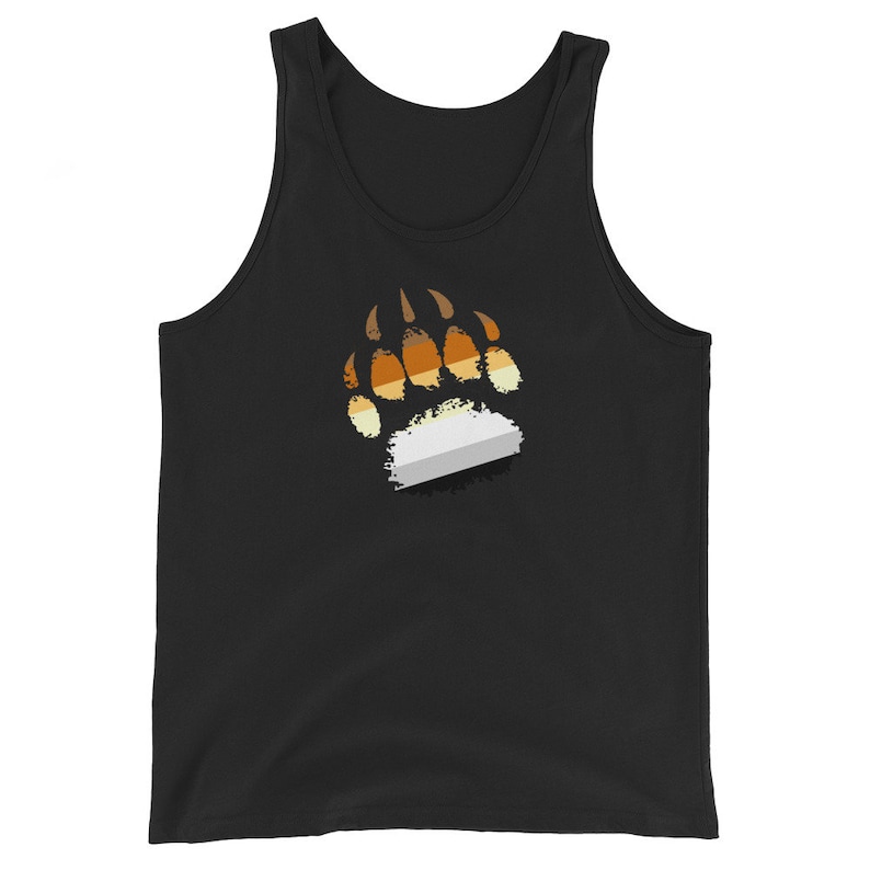 Gay Bear Men Tank Top - Cute Gay Bear Pride Flag Colors for Gay Bear Cubs Men's Tank Top