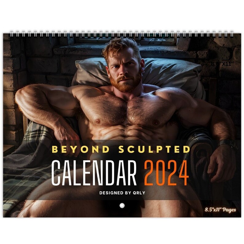 20242025 Beyond Sculpted Hunks Naked Calendar Muscular Hunks & Daddies