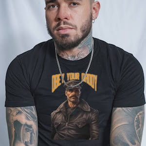 Retro Obey Your Daddy Shirt of Leather Daddy Gay LGBTQ Pride Leather Daddy Gay Pride