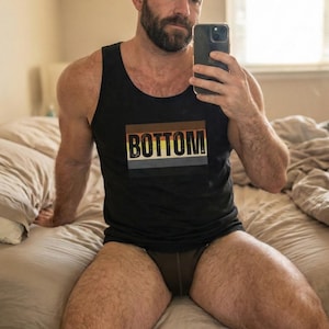 Camiseta sin mangas con estampado de oso gay / Traje del Orgullo Oso, regalo LGBTQ