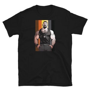 Muscle Gay Bear Pride Shirt, Gay Art Shirt for Gay Pride