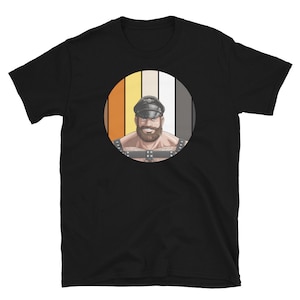 Gay Leather Bear Pride Flag Colors for Gay Bear Cub Shirt, Gay Daddy Pride