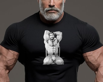 Gay Daddy Bear Shirt: Fetishwear for Men, Pride Tee