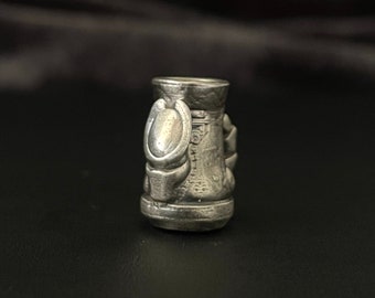 Predator Hex3D Fan Art Sterling Silver Mini Mug / Pendant / Charm