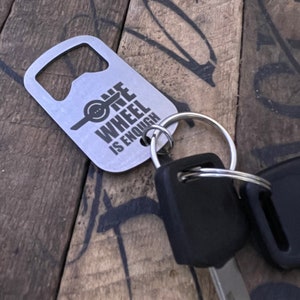 Onewheel Rider&#39;s Essential: Stainless Steel Mini Bottle Opener Keychain for Effortless Refreshment