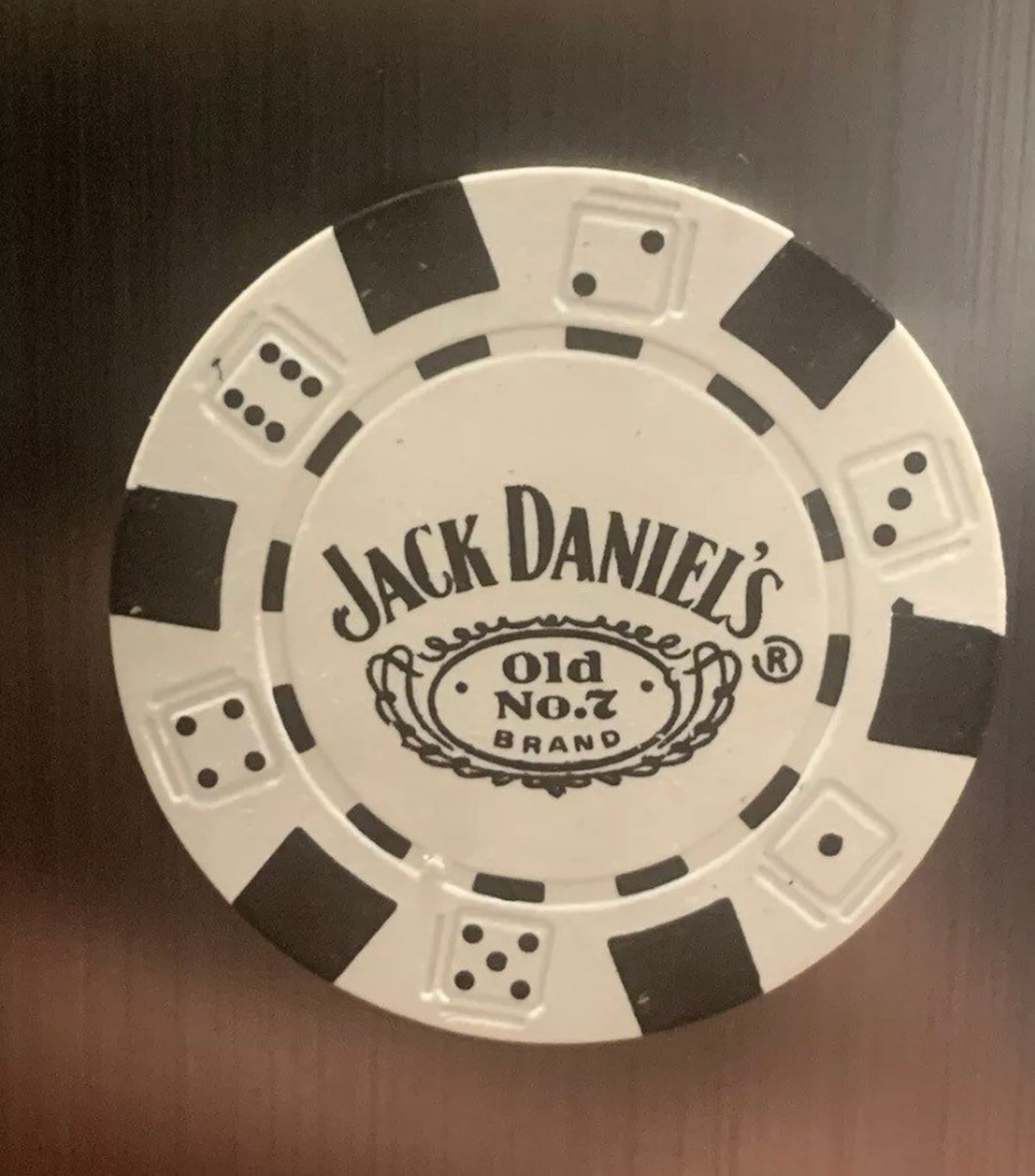 Set Of 4 Jack Daniels Poker Chips Fridge Memo Board Etsy