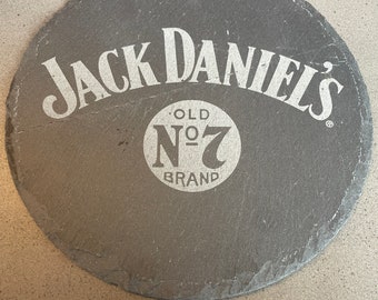 Jack Daniels large 20cm serving platter plate JD old no 7 dad gift man cave home bar pub accessories