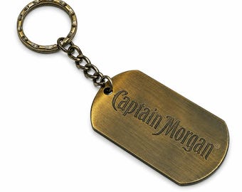 Captain Morgan Rum Metal Keyring Dad Christmas Drinkers Gift Home Bar Pub