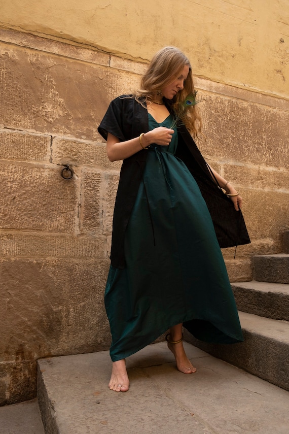 peace silk dress Peace Silk Kimono Robe ︙ Raw Silk ︙ Ahimsa Silk Kimono ︙ Unique Silk Robe ︙  Bohemian Clothing ︙ Ethnic Kimono ︙ Ceremonial Robe