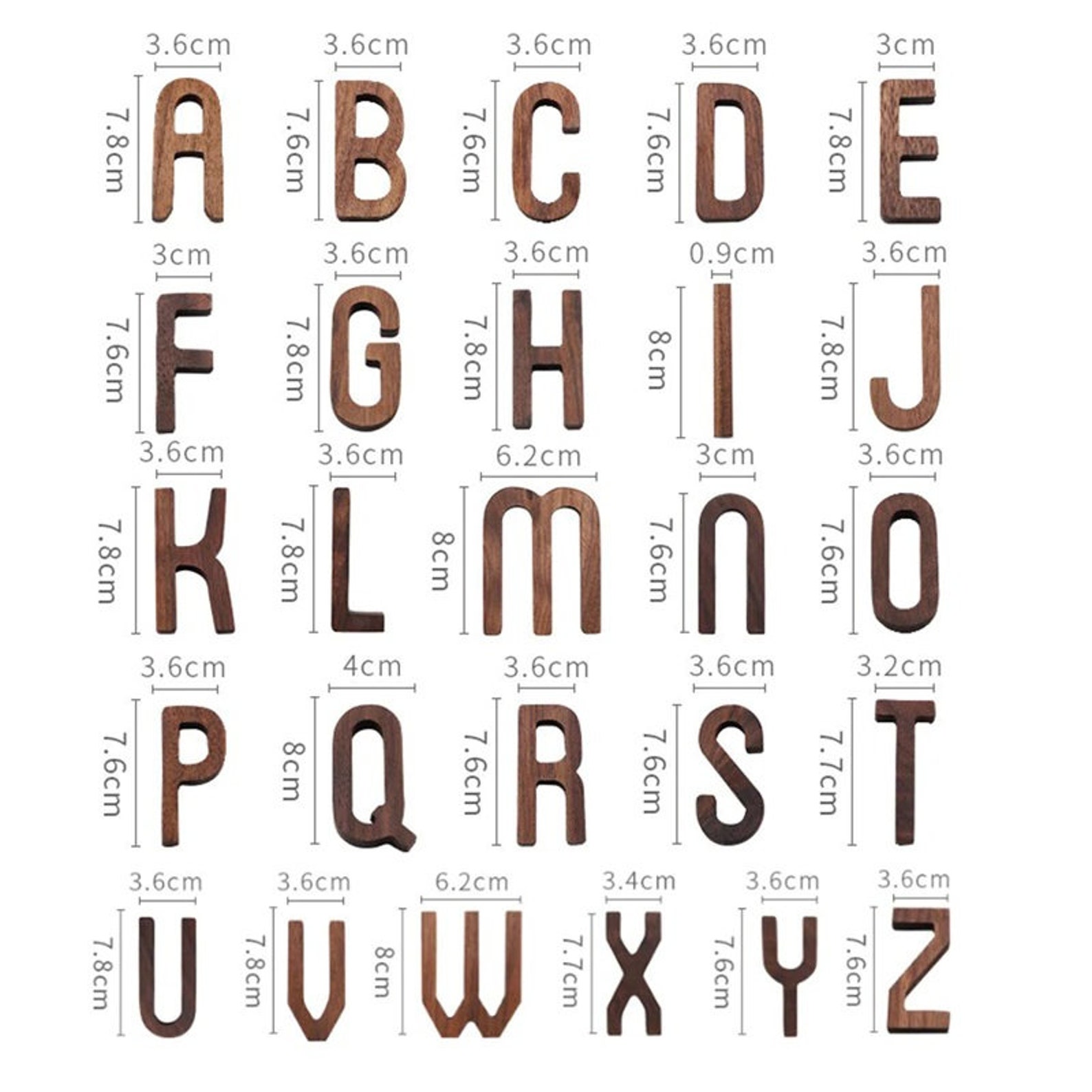 Wooden Wall Hanging Letters Wall Hanging Alphabets Signs Etsy