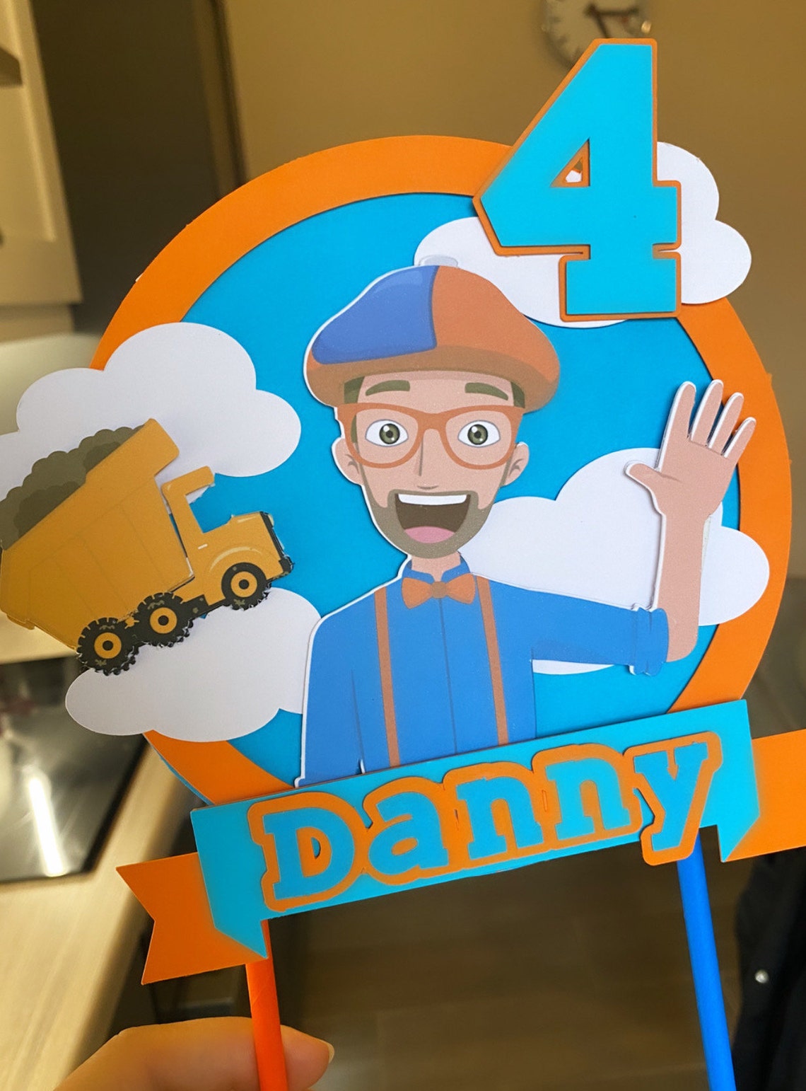 Blippi cake topper Etsy