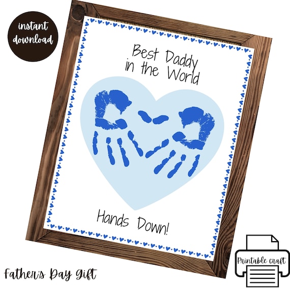 Father's Day Gift, Valentine's Day Gift, Printable Craft, Birthday