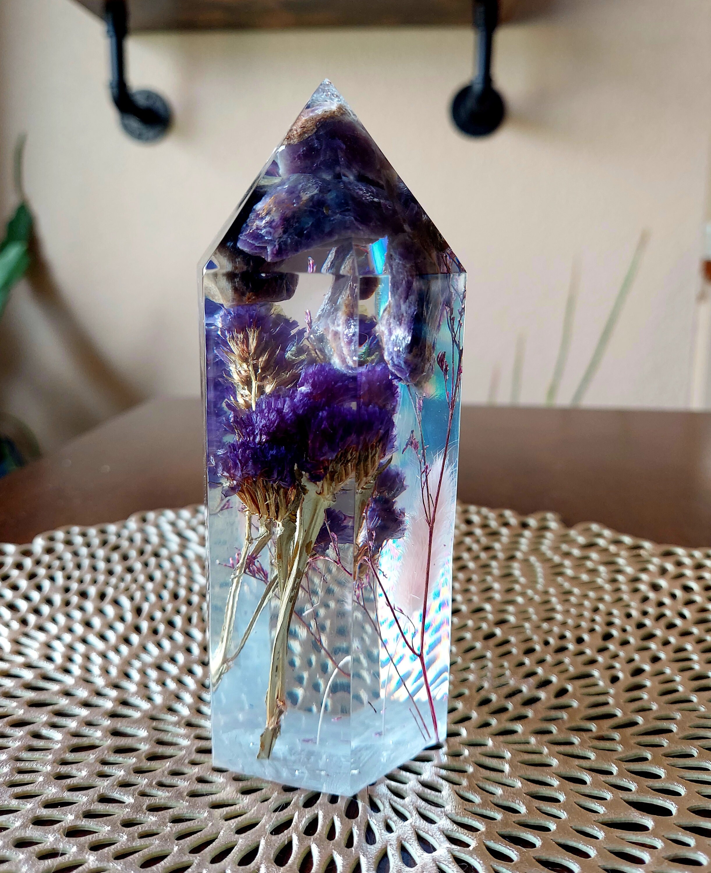 Persephone's Return Light up Resin Art Tower Etsy