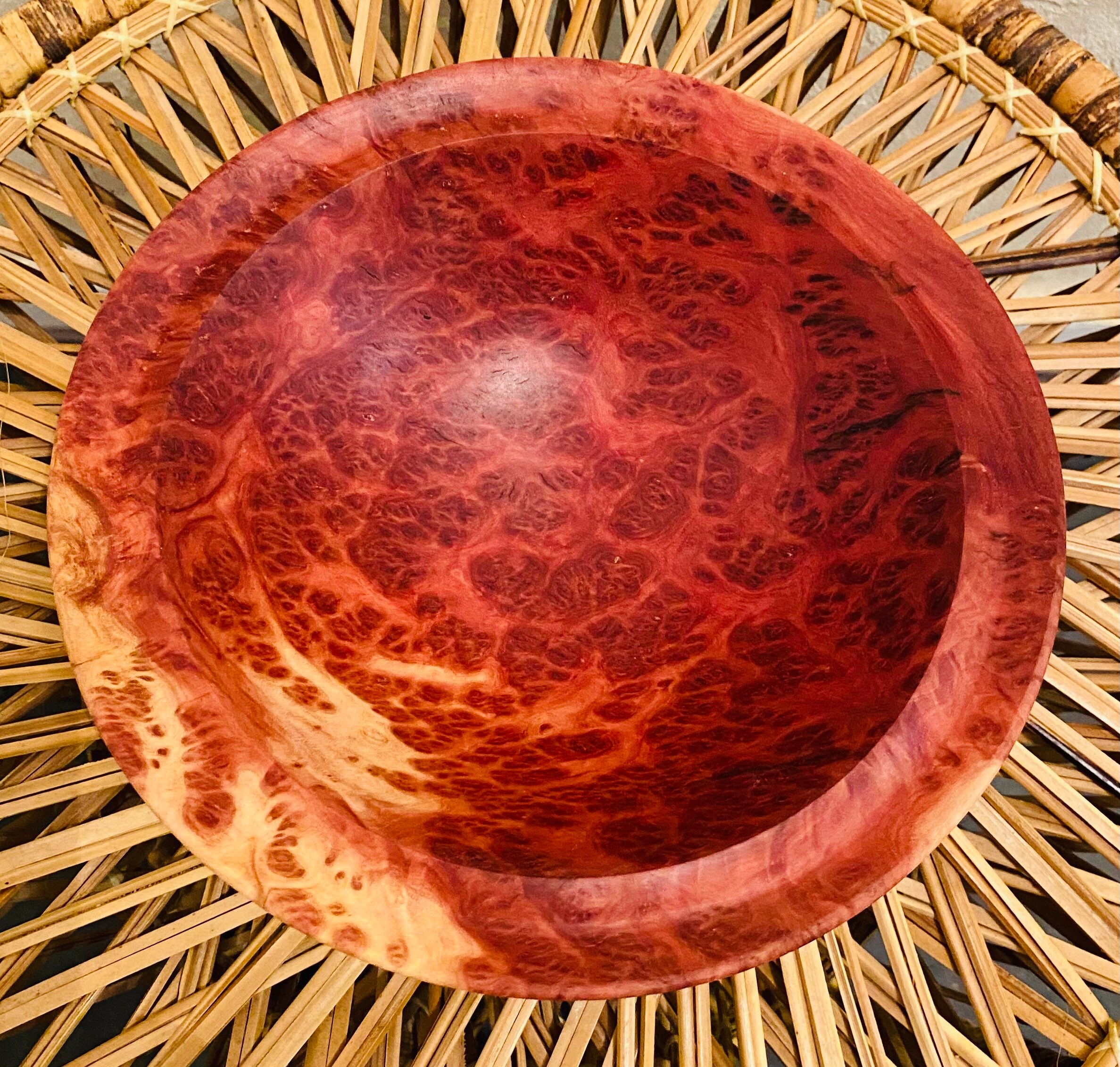 Burr Red Mallee Bowl Lovely Piece Work Beautiful Wooden Bowl. Etsy