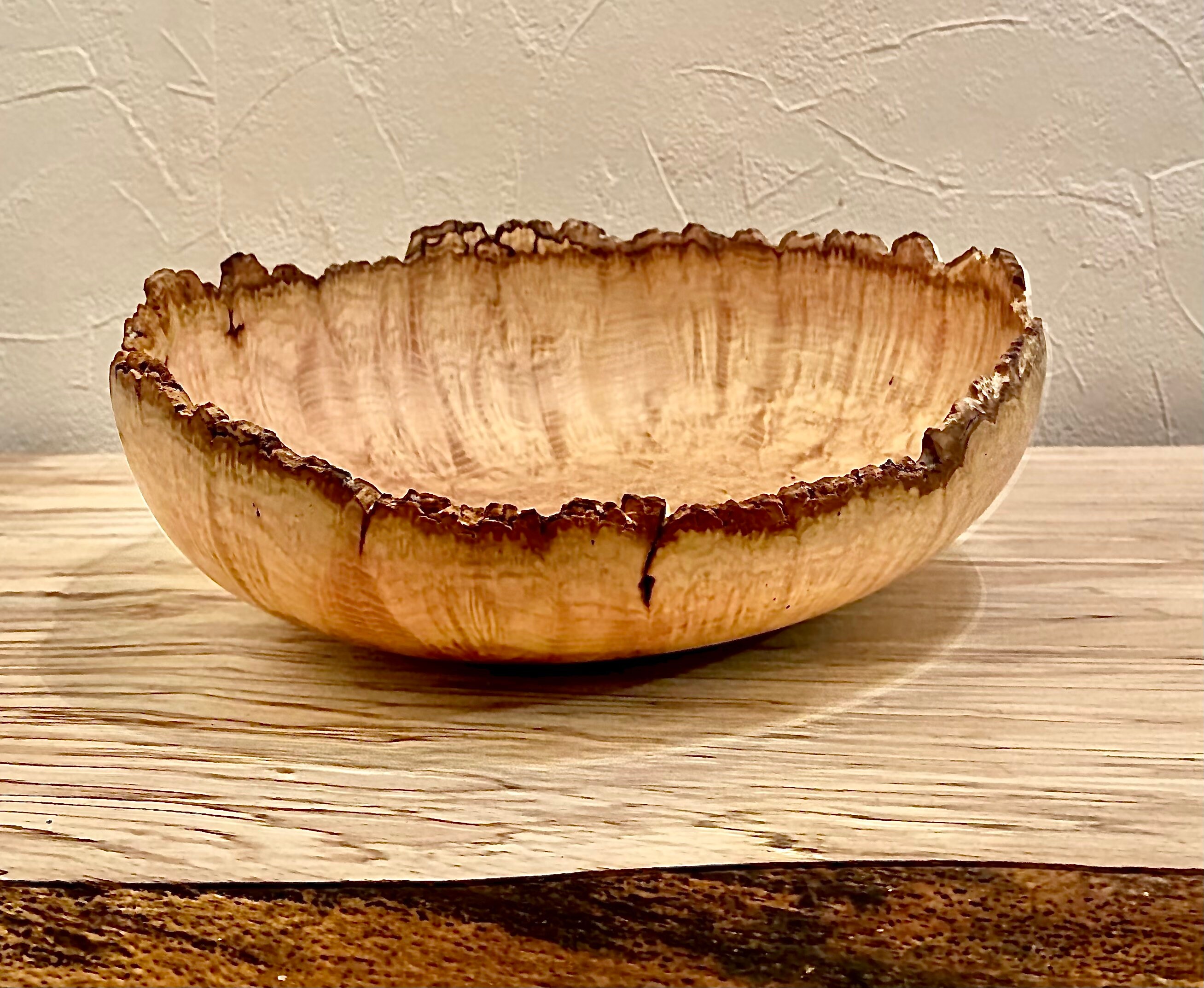 Burr Robinia Live Edge Bowl. Locust Natural Edge Bowl. Burr Wood Bowl