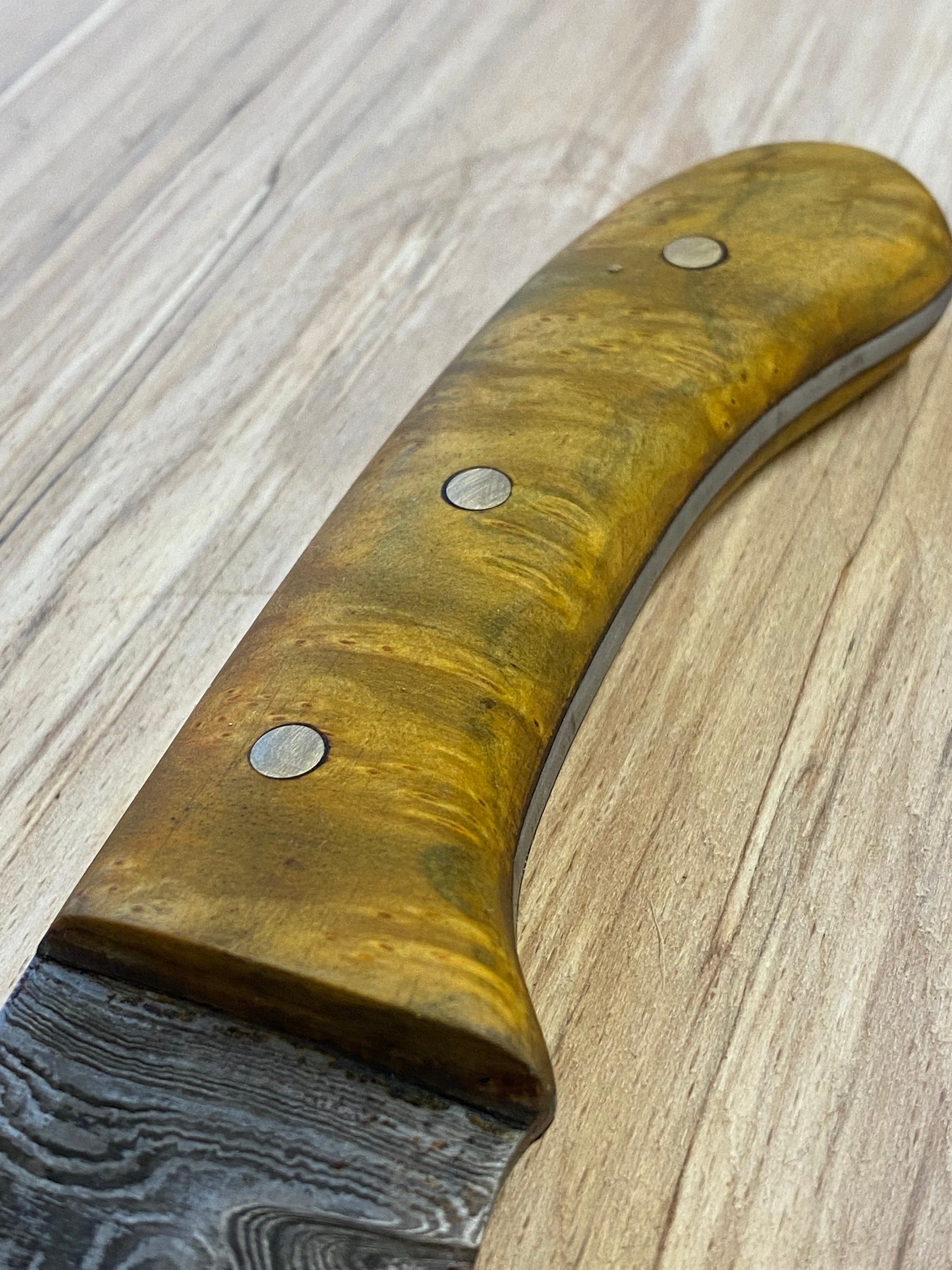 Damascus Skinning Knife Edc Fixed Blade Knife Hunting Knife Skinning