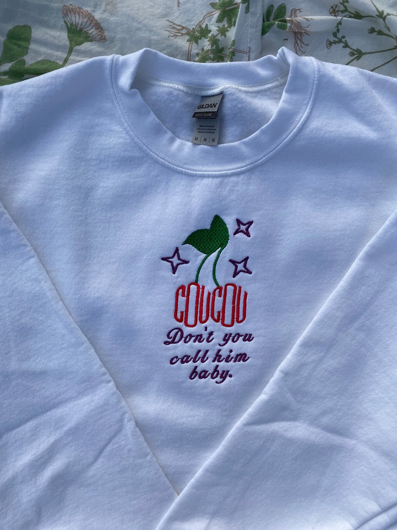 Cherry 'Cou Cou' Sweatshirt | Etsy