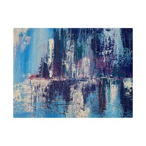 Reflected Skyline, Matte Canvas, Stretched, 0.75&quot;