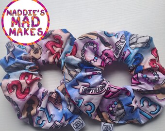 2 pack Taylor Swift scrunchies, hair band, Swiftie gifts, gifts for her, gifts for kids, letterbox gift