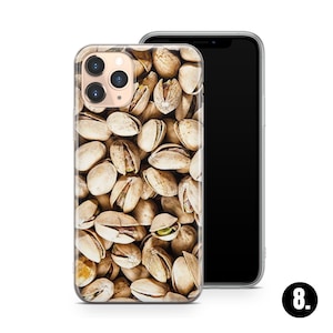 Almonds Nuts Phone Case Cover Fit for iPhone 16 15 14 Pro 13 12 11, Samsung Galaxy S23 S24 S21 FE A32 A25 A15 A55, Google Pixel 7 a Pro 8
