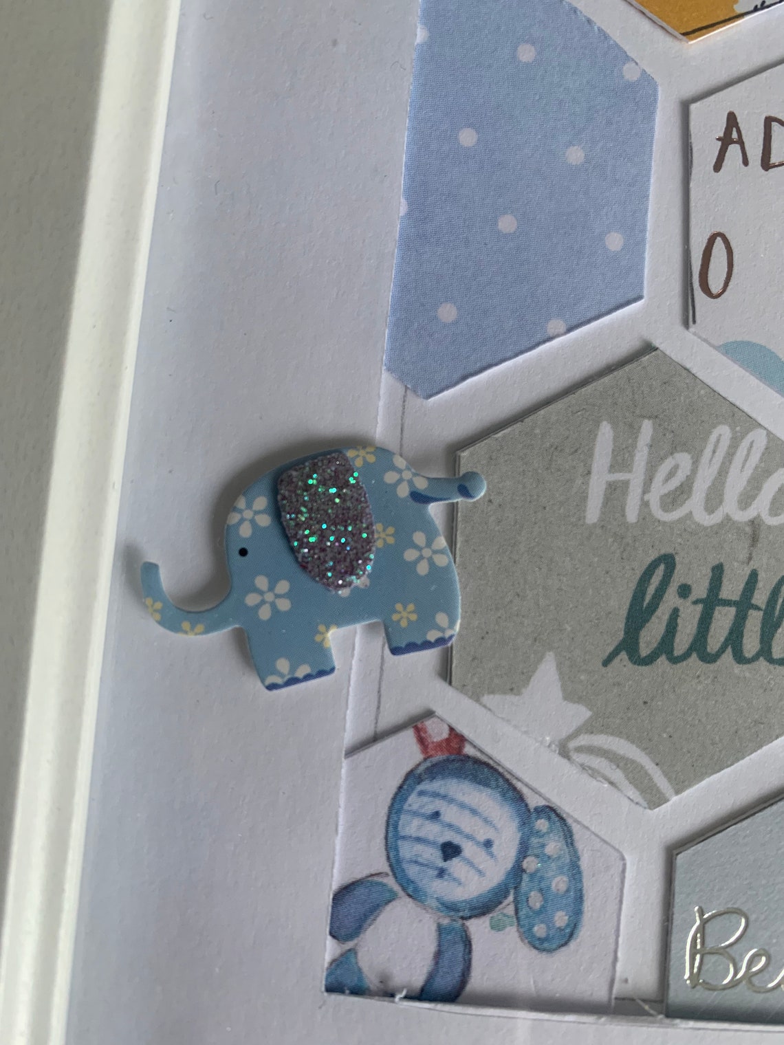 Download Personalised Card Keepsake Frame A4 Birthday New Baby | Etsy