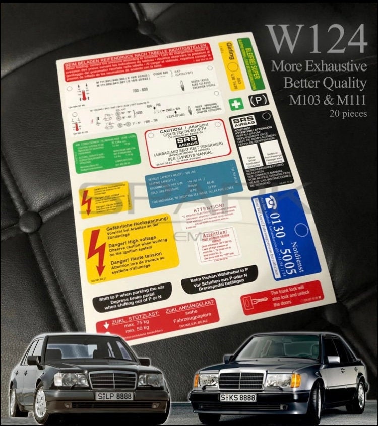 W124 accessories sale