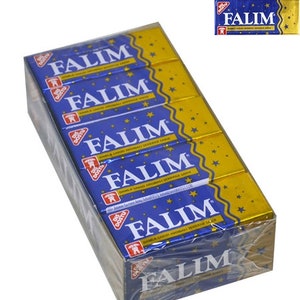 Falim Sugar Free Turkish Chewing Gum 100 pcs sugarless 5x20 Gum / Mint , Strawberry , Watermelon , Forest fruit , Mastic . Bubbe Gum zdjęcie 2