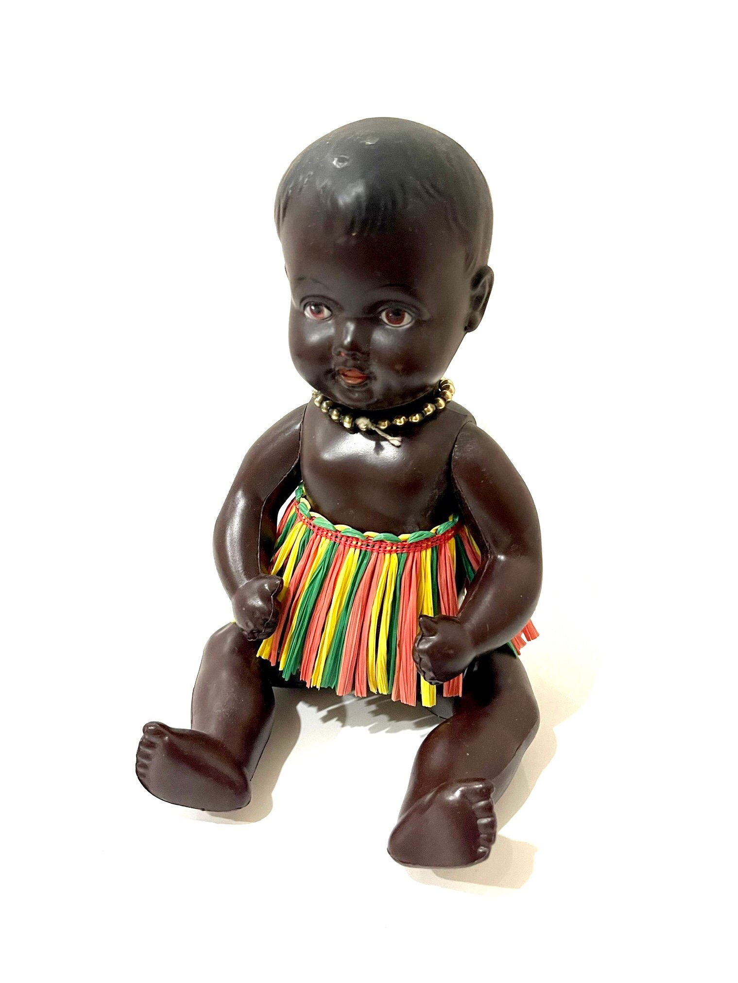 Antique Black Baby Doll Vintage Doll Collectible Dollsblack Etsy