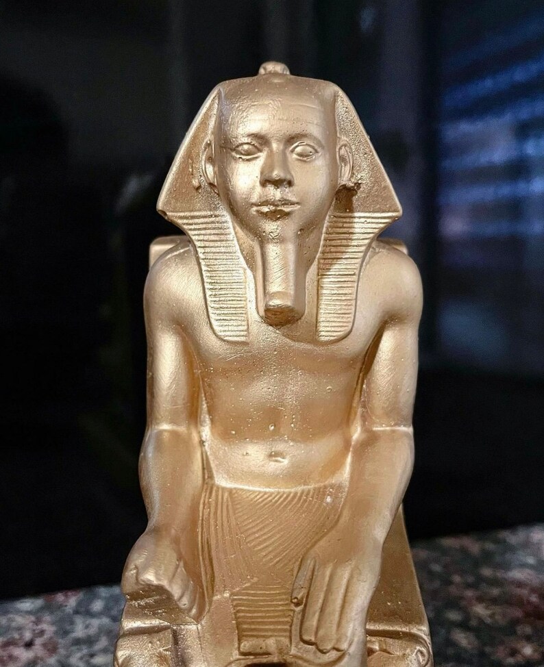 Unique Ancient Egyptian Statue of King Tutankhamun Etsy