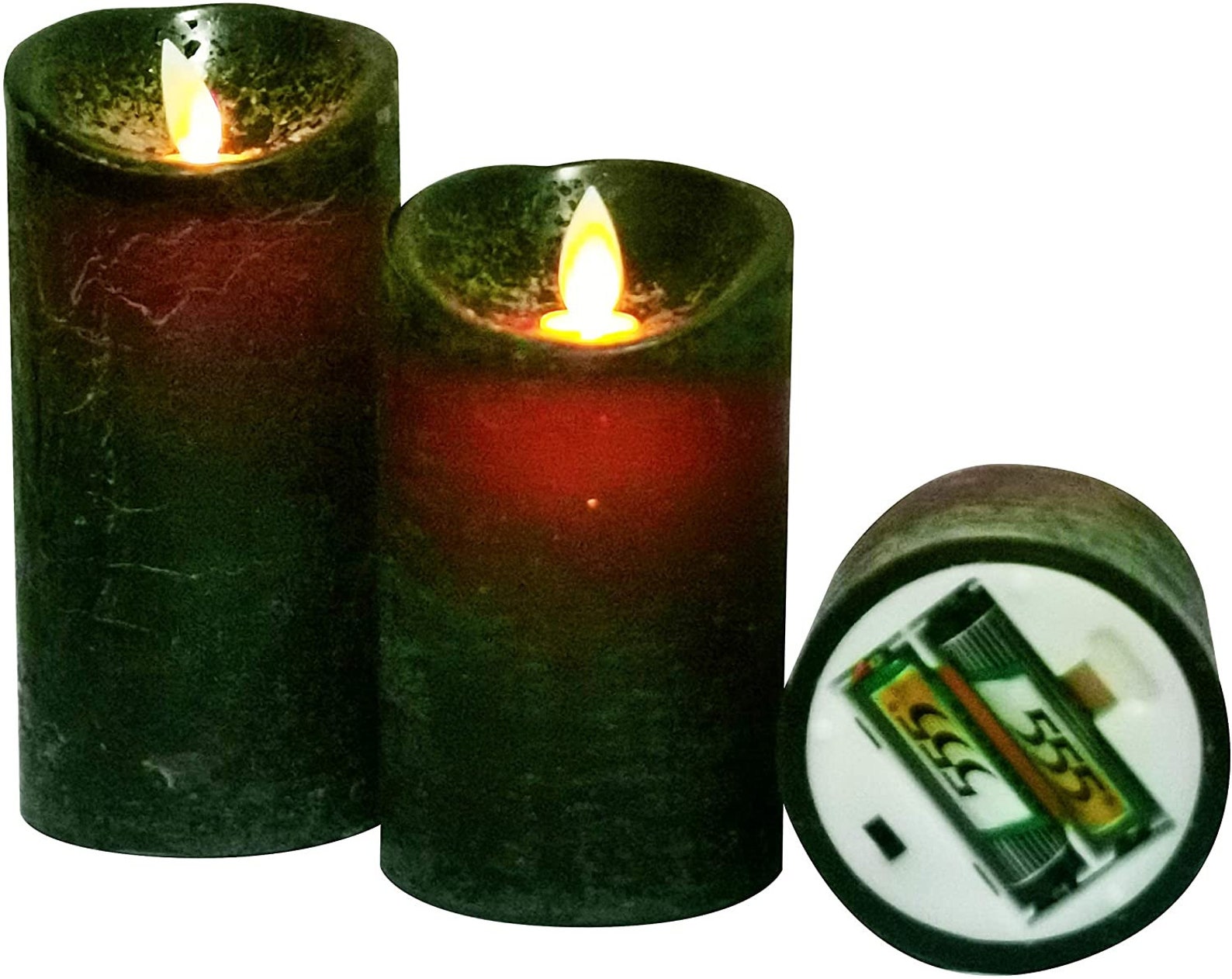 3 Pcs Black flameless Candles Halloween Black Candles/Candle Etsy