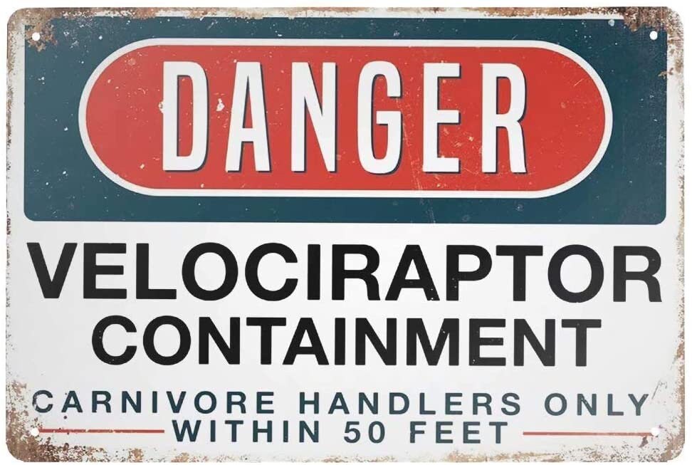 danger danger velociraptor