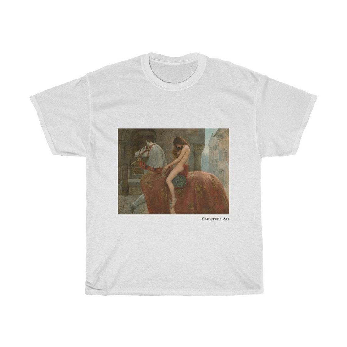 John Collier Lady Godiva Men's T-Shirt. | Etsy