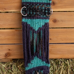 Handmade 100% Mohair 17 strand straight cinch for Western Saddles -  28 Inch