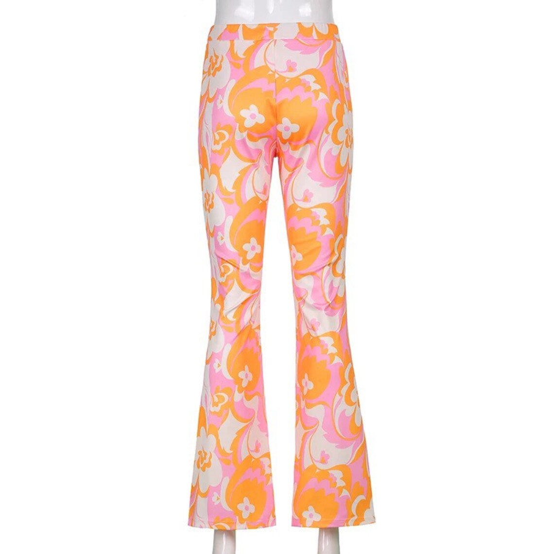 flower flare pants