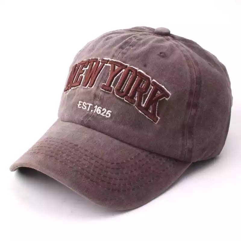 Brown New York Baseball Hat Etsy