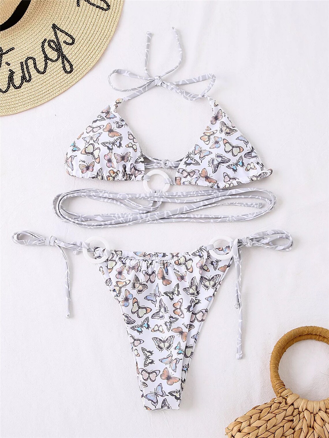Butterfly string bikini set Etsy